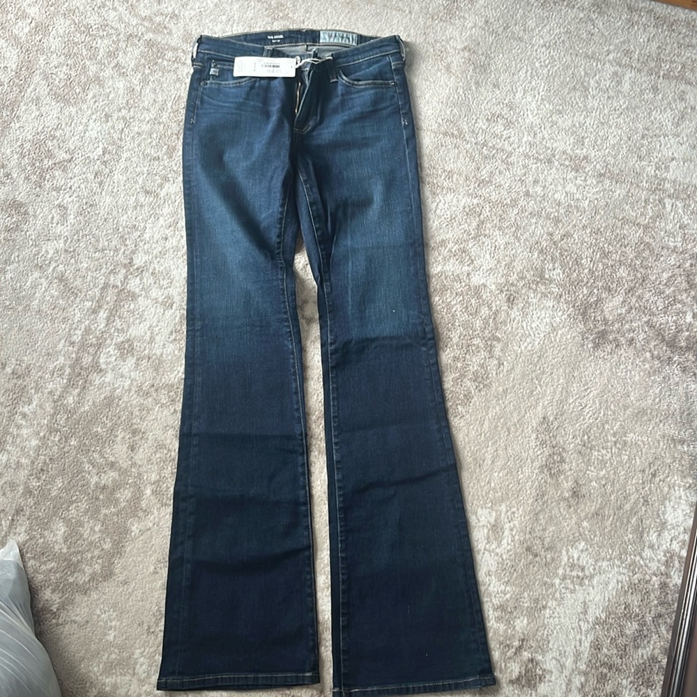 AG jeans tags on